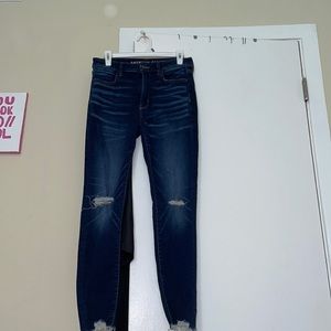 American Eagle Dark Denim Skinny Jeans